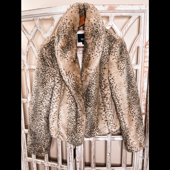 target faux fur leopard coat